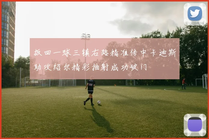 扳回一球三镇右路精准传中卡迪斯助攻绍尔精彩抽射成功破门
