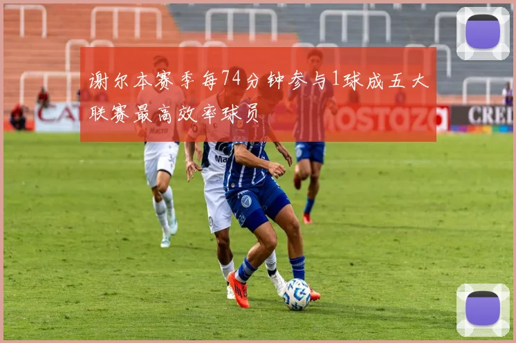 谢尔本赛季每74分钟参与1球成五大联赛最高效率球员